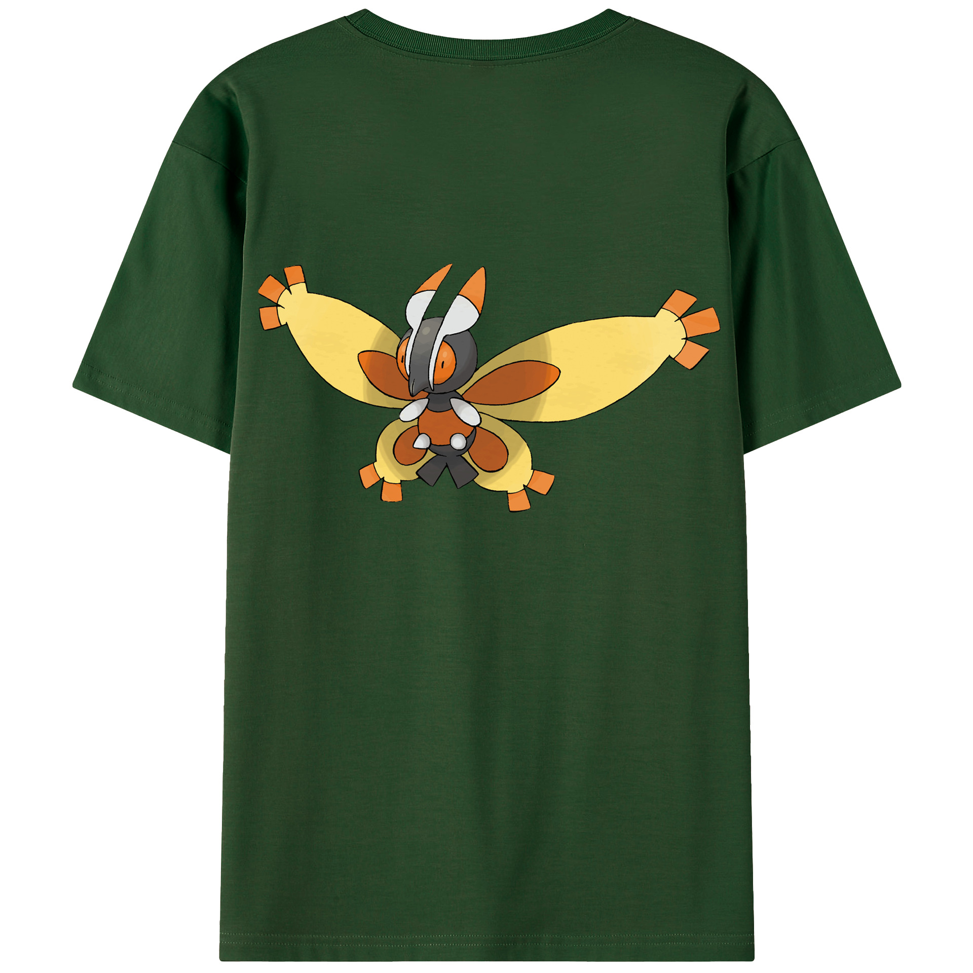 （画像用） ポケットモンスター Pokémon 綿100％半袖Tシャツ（背面プリント）